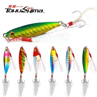 tokushima Spoon Lure Slow Jig Jigging เหยือตกปลา Metal Jig อุปกรณ์ตกปลา pro z gawky Jig ตกปลา เหยื่อตกปลาช่อน tajiki Jig เหยื่อปลอม ตะขอ เหยื่อตกปลานิล รอกตีเหยื่อปลอม เหยื่อตกปลา 7g 10g 15g 20g เหยื่อปลา เหยื่อปลอมตกปลา