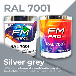 สี RAL7001 Silver grey