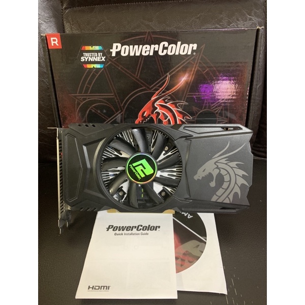 การ์ดจอ 4GB GDDR5 AMD RX 560 PowerColor 💥มือสอง