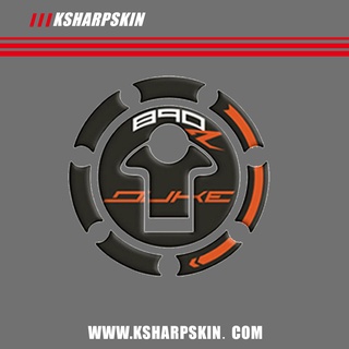 Motorcycle sticker protection pad scratch-resistant 3D carbon fiber tank gas cap pad filling cover decal for KTM DUKE 89