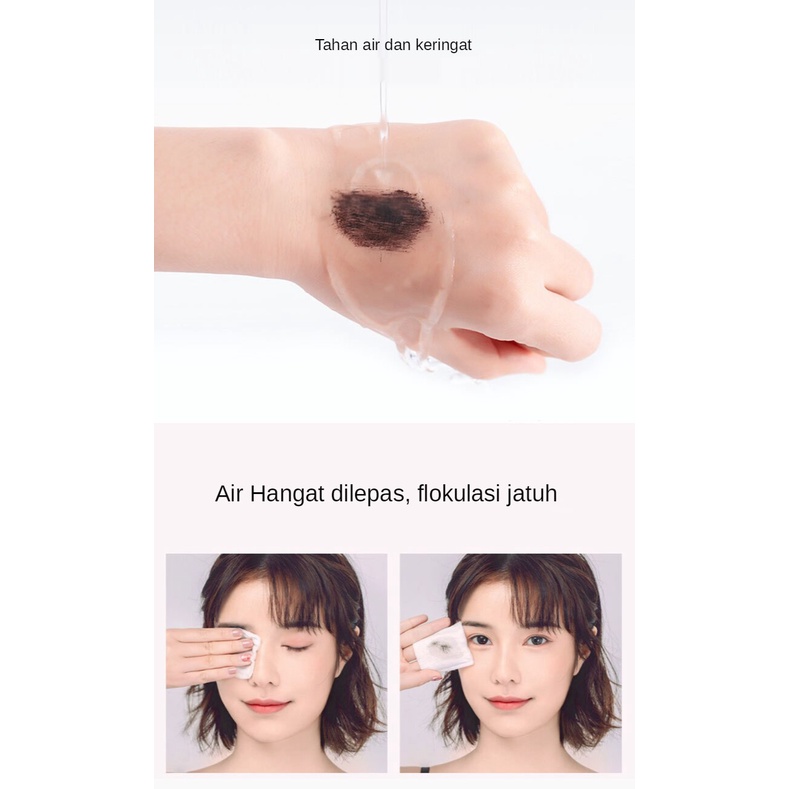 Ultra-Thin Non-Smudge Natural Long-Lasting Mascara Makeup - รูปที่ 3