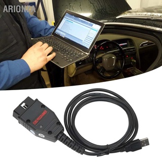 Arionza Obd2 อะแดปเตอร์วินิจฉัย อินเตอร์เฟซ Usb มัลติฟังก์ชั่น ประสิทธิภาพสูง Eobd Ecu กระพริบสายเคเบิล