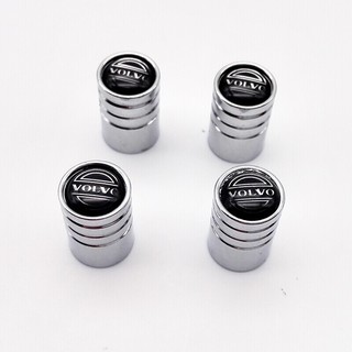 หัววาล์วสําหรับล้อรถยนต์ VOLVO Car LOGO tire valve S60 S90 XC40 XC60 XC90 Dust cap 4PCS