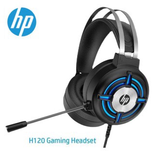 หูฟัง HP H120 LED Gaming Headset แบบ jack 3.5 ไฟเลี้ยงแบบ USB พร้อมสายแปลง