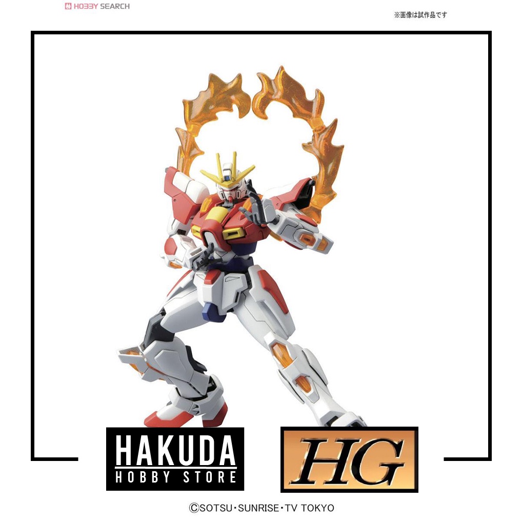 Hgbf 1 / 144 Model HG Build Burning Gundam - Bandai Japan ของแท ้