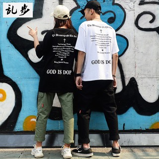 พร้อมส่ง &gt; เสื้อยืด GOD IS DOPE