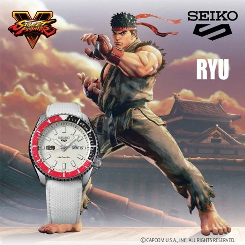 SEIKO 5 SPORTS X STREET FIGHTER LIMITED EDITION “RYU” รุ่น SRPF19K