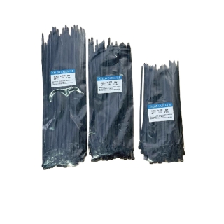 โปรโมชั่น : ถุงละ 100 เส้น มี 2 สี ขาวดำ เคเบิ้ลไทร์ Cable Tie 4"6"8"10"12"15" เหนียว รัดแน่น ล๊อกนาน ผลิตจาก Nylon 6