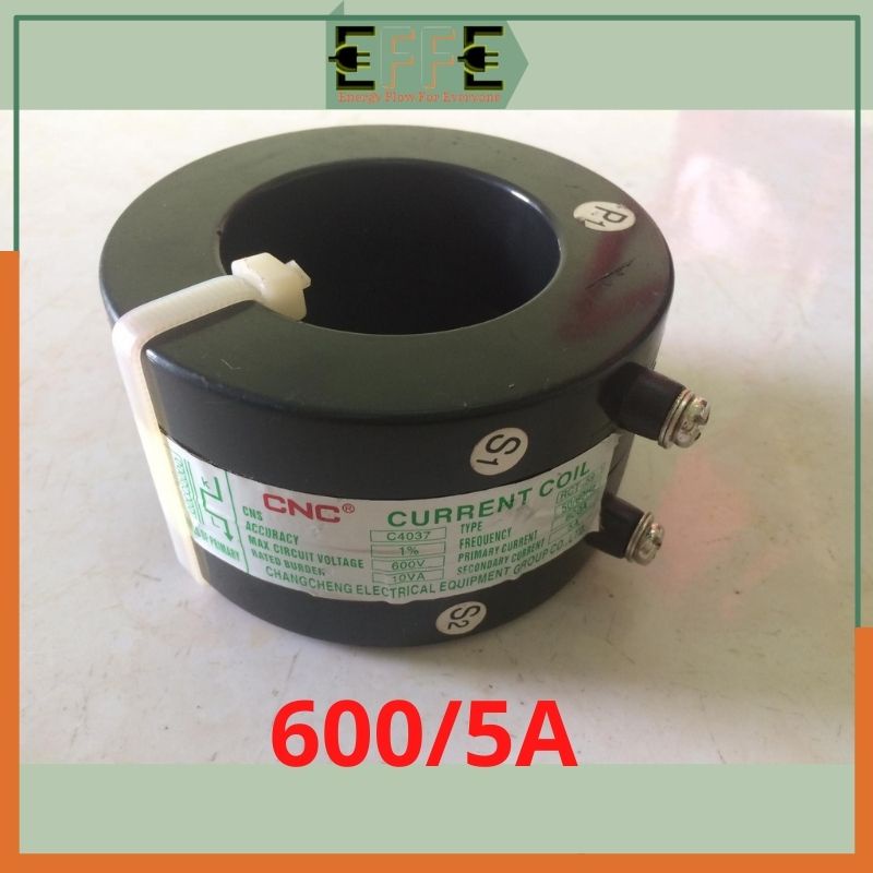 หม้อแปลงกระแสไฟวงกลม 600/5A - CT หม้อแปลงกระแสไฟ RCT-59 หม้อแปลงกระแสไฟ CNC