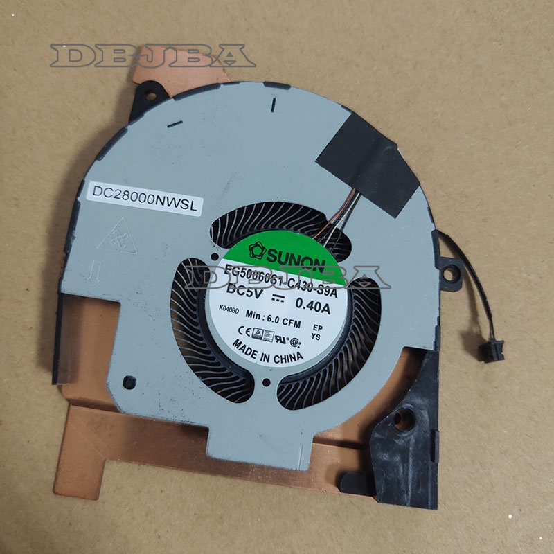 พัดลมระบายความร้อนแล็ปท็อปสําหรับ SUNON EG50060S1-C430-S9A DC5V 0.40A DC28000NWSL พัดลม