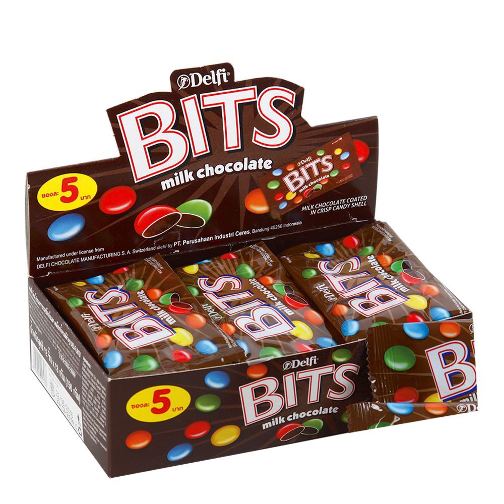 เดลฟี่ ชาช่า ช็อกโกแลต 13 กรัม (12 ซอง) Delphi Cha Cha Chocolate 13 grams (12 sachets)