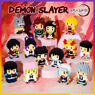 【LEJUBLOCK】นาโนบล็อก demon slayer linkgo ดาบนิชิริน ตัวต่อ ทันจิโร่ เนซึโกะ เซนิสึ อิโนะสุเกะ ชิโนบุ เทนเง็น ชินจูโร่ อะคาสะ ของขวัญวันเกิดของเล่นบรรเทาความดัน ของเล่นเสริมพัฒนาการ จิ๊กซอว์ ตุ๊กตา action figure ดาบพิฆาตอสูร