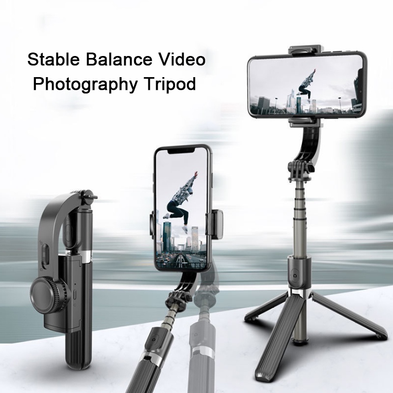 L08Gimbal Stabilizer Selfie Stick Tripod Single Axis Stabilizer Vlog Video Anti Shake Shooting Alumi