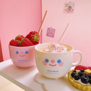 แก้ว 🍓 ถ้วยซรเรียล อินสไตล์ สร้างสรรค์ ถ้วยขนาดเล็ก น่ารัก🌈🌷