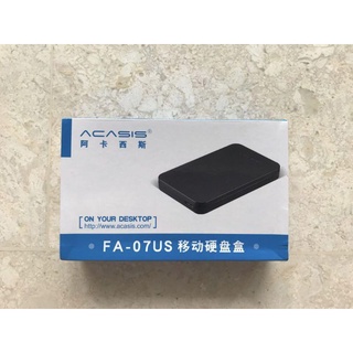 ACASIS FA-07US USB 3.0 SATA ภายนอกสำหรับ 2.5 นิ้ว SSD HDD Enclosure กล่องฮาร์ดดิสก์มือถือ Slim ง่ายพกพารองรับ 4TB 5Gbps