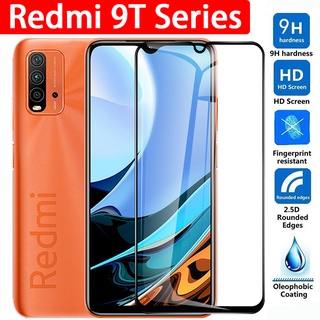 ฟิล์มกระจกนิรภัยกันรอยหน้าจอ 9T เต็มจอ สําหรับ Xiaomi Redmi9T Redmi9 T Red Mi 9 Mi9 Pro Lite 9Lite 9Pro