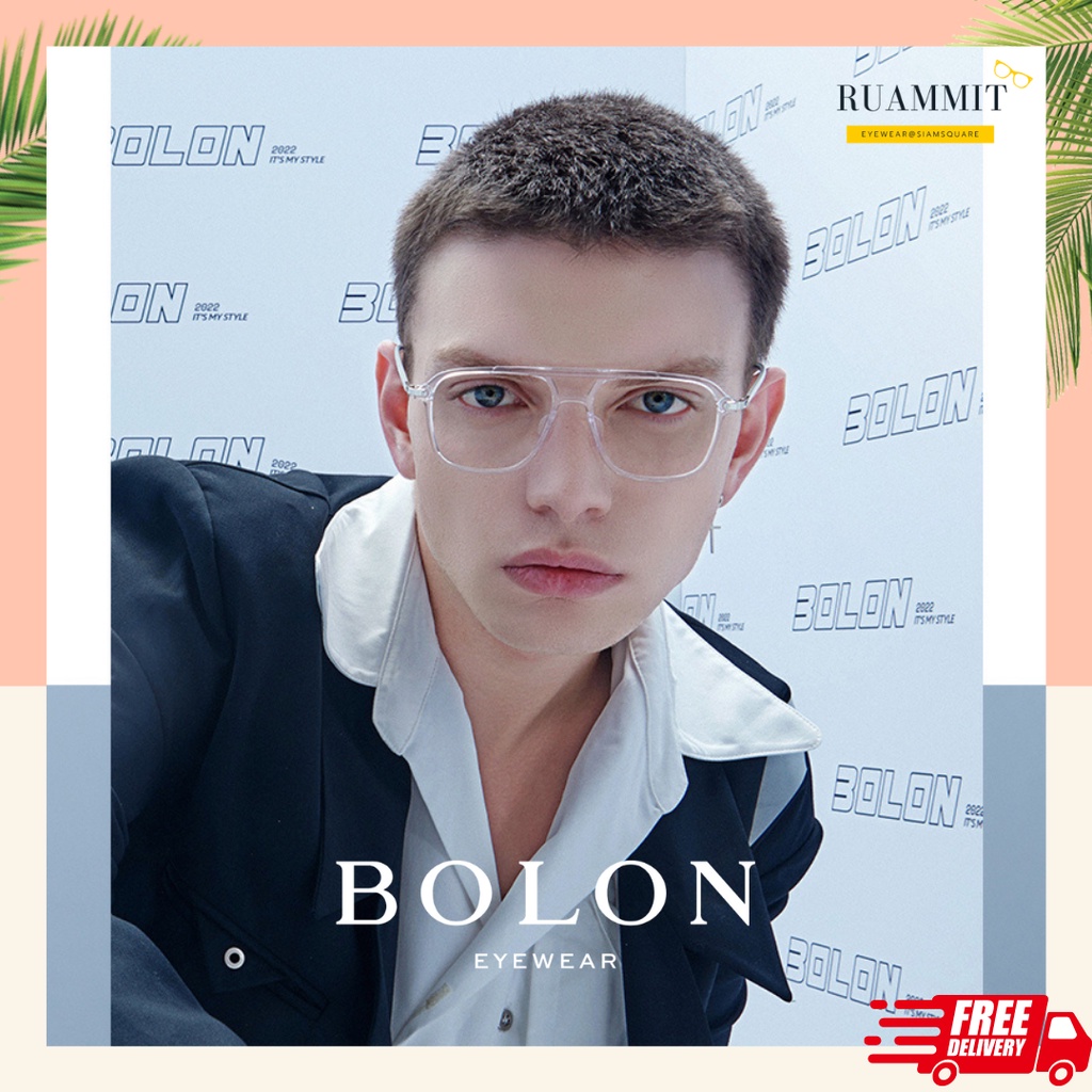 แว่นตา BOLON Rio BJ5096 แว่นทรงเหลี่ยม จัดส่งฟรี!!