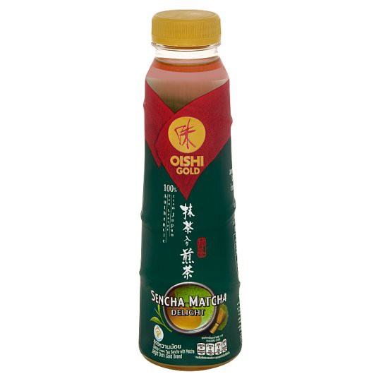 💥โปรสุดพิเศษ!!!💥 โออิชิ โกลด์ น้ำชาเขียวญี่ปุ่น เซนฉะผสมมัทฉะ สูตรดีไลท์ 400มล. Oishi Gold, Japanese