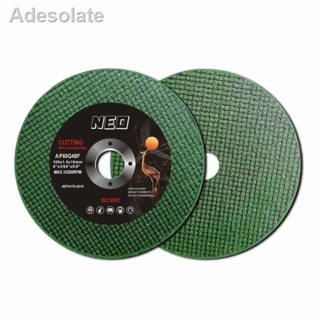 🐝คุณภาพสูง🐝™۞100 แผ่น ใบตัดเหล็ก - สเเตนเลส 4 นิ้ว  NEO คม ทน บางเพียง 1 มิลเท่านั้น รุ่น JB/T4715-2