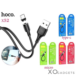 Hoco X52 สายชาร์จโทรศัพท์แบบแม่เหล็ก สายชาร์จ Magnetic สายชาร์จ สายชาร์ท (รับประกัน1ปี)