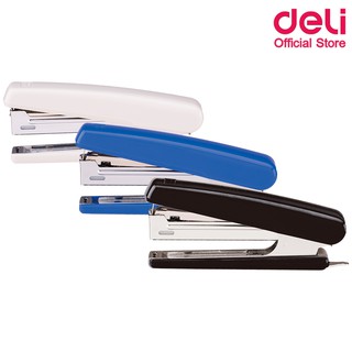 Deli 0221 Stapler ที่เย็บกระดาษ เย็บได้ 15 แผ่น (คละสี 1 ชิ้น) ที่เย็บกระดาษ เครื่องเย็บ แม็คเย็บ แม็กเย็บ แม็ก แม็ค