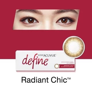 [โปรดระบุค่าสายตาในหมายเหตุถึงผู้ขาย] Acuvue : 1-Day Acuvue Define คอนแทคเลนส์สีรายวัน (1 Box : 15 Pairs)