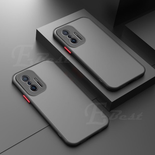 Ready Stock เคส Xiaomi Mi 11 Lite / 11 Lite 5G NE เคสโทรศัพท์ Xiaomi Mi 11T Pro / 11T / 10T / 10T Pro Camera Lens Protection Luxury Transparent Matte PC Back Cover for Mi11T Pro