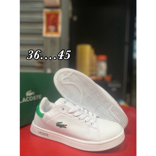 🔥ราคาโรงงาน🔥 รองเท้าผ้าใบLacoste โลโก้ปาก งานสวยมาก💥36-45