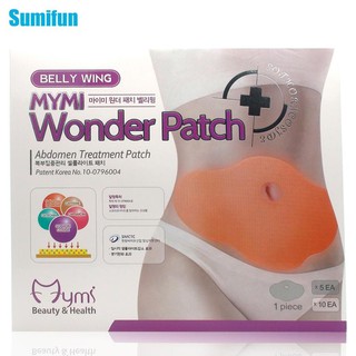 5Pcs MYMI แผ่นแปะหน้าท้องกระชับสัดส่วน Wonder Patch