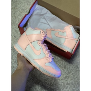 รองเท้า  Nike dunk high crimson tint ของแท้