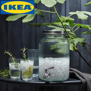 IKEA โหลแบบมีก๊อก5.0 ลิตร สามารถใช้กลางแจ้งได้ จึงเหมาะกับวันปิคนิคหรือปาร์ตี้กลางสวน