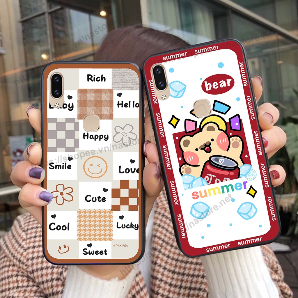 เคส Vivo V9 / V9 Youth หัวใจรูปหมีน่ารัก ราคาถูก ทนทานสุดๆ