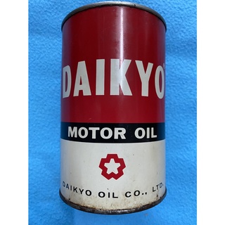 DAIKYO OIL MOTOR OIL SAE 30 น้ำมันไดเกียวสีแดงรุ่นเก่ามากกระป๋องเหล็ก (CR174)Made in Japan