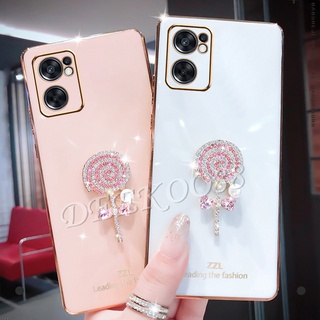 ใหม่ เคส OPPO Reno7 Z 5G / A76 2022 New Casing with Lovely Lollipop Soft Shell Phone Case Reno 7 7Z Reno7Z OPPOA76 All-Pack Ice Protection Cover