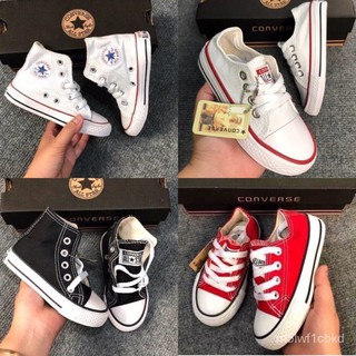 (มีโค้ดลดเพิ่ม80.-)รองเท้าเด็ก converse รองเท้าผ้าใบเด็ก พร้อมส่ง *มีเก็บเงินปลายทาง ZhIZ