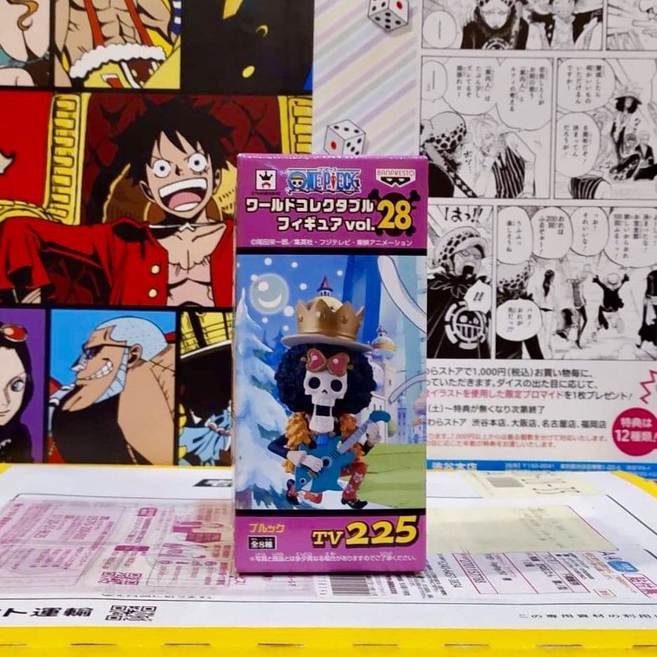 🔥 WCF Brook บรู๊ค one piece วันพีซ Vol.28 tv 225 🔥 ของแท้ ญี่ปุ่น💯