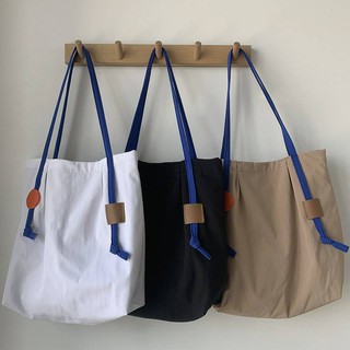 ทักแชทก่อนสั่ง 🕙 กระเป๋าทรงโท้ท (Cord tote bag)