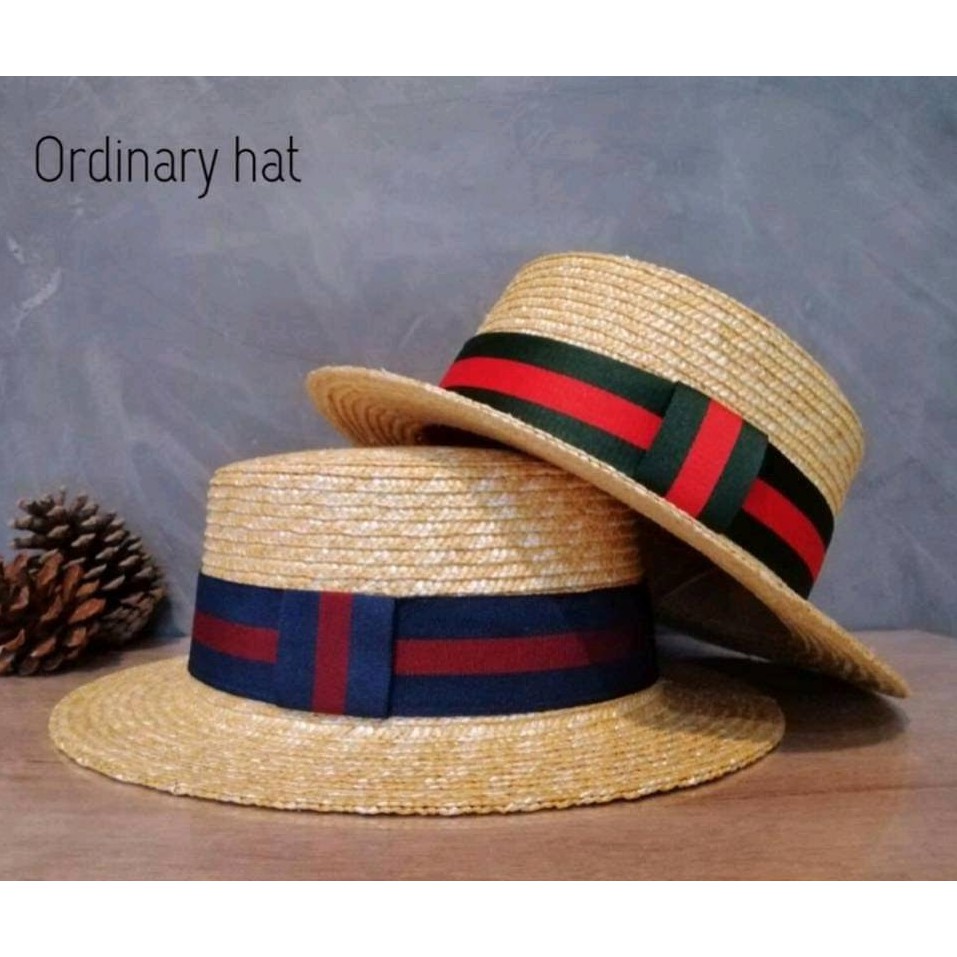 BOATER HAT ขนาดไซส์ 57-58 cm.