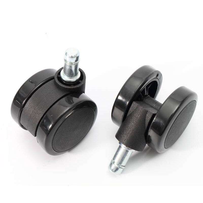 ล้อเก้าอี้สำนักงาน รุ่นstandard 2 นิ้ว เสียบเงียบ** ราคา/1ชิ้น** #ล้อไนล่อนแกนเดือย11มิล - รูปที่ 3