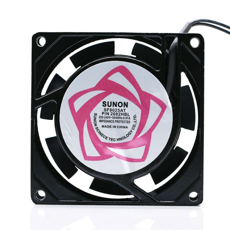 พัดลม 80*80*25 220v SF8025AT ขนาด80×80×25mm 3นิ้ว ส่งทุกวัน