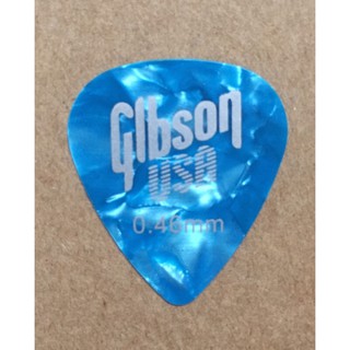 Gibson ปิ๊กกีตาร์โปร่งอย่างดีของแท้ รูปหยดน้ำขนาด 0.46 พร้อม…