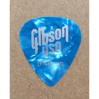 Gibson ปิ๊กกีตาร์โปร่งอย่างดีของแท้ รูปหยดน้ำขนาด 0.46 พร้อมส่ง 🚚 ส่งเร็ว 🚀