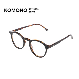 KOMONO Martin Grand Black Tortoise กรอบแว่นตา ทรงหยดน้ำ สีดำ