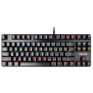 Philips SPK8901 TKL Alloy Panel Professional Gaming RGB Mechanical Keyboard Blue Switch (EN/TH)