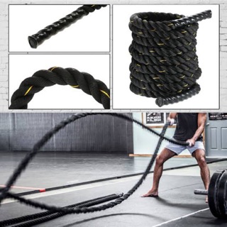 เชือกออกกำลังกาย เชือกสะบัด battle ropes พร้อมส่ง