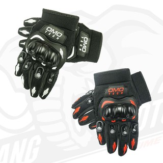 ถุงมือขับมอเตอร์ไซค์ OMO Tech ทรัชสกรีนได้ เบาสบาย ใส่นุ่มมือ