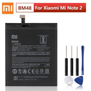 Original Xiaomi BM48 เปลี่ยนแบตเตอรี่สำหรับ Xiaomi Mi Note 2 Note2 Authentic โทรศัพท์แบตเตอรี่ 4070mAh