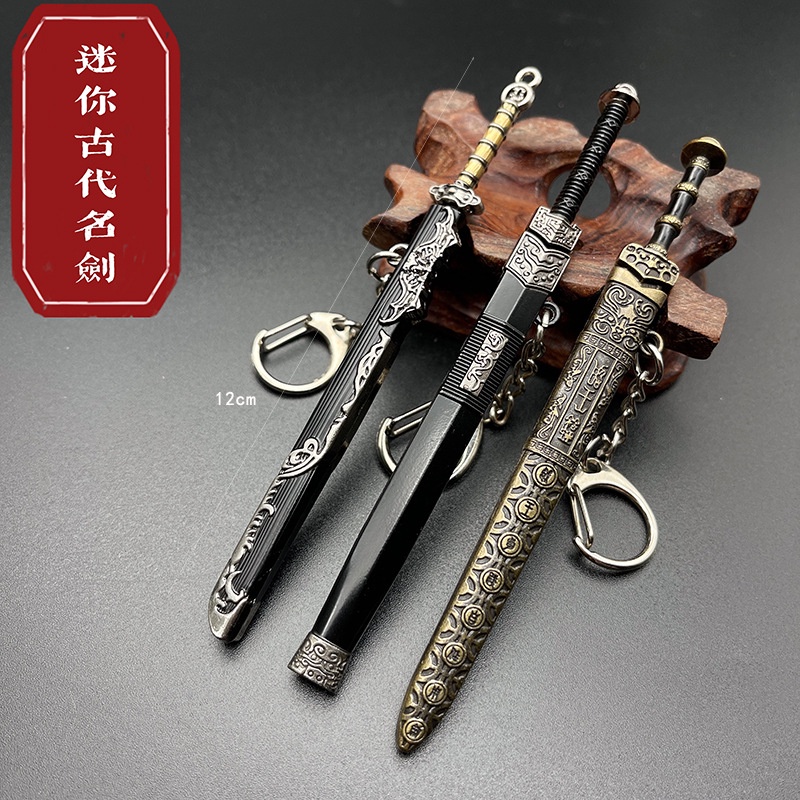 ดาบ โมเดล ขนาดเล็ก 12-30ซม small sword Chinese ดาบจีน model ตั้งโชว์ อาวุธ ของเล่น มีดปักฤดูใบไม้ผลิ มีดจี้ ของสะสม