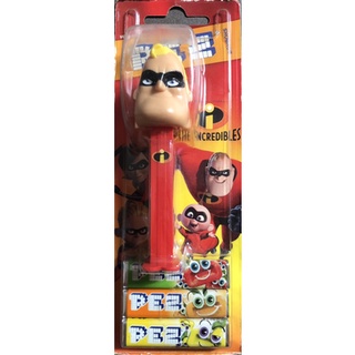 ลูกอมรสผลไม้ PEZ (เพซ) พร้อมแท่งการ์ตูน ลสย The Incredibles แพคญี่ปุ่น ลูกอมหมดอายุ 🍭