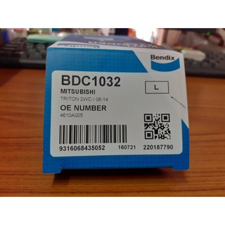 กระบอกเบรกเบ็นดิกซ์ มิตซูบิชิ ไทรทัน 2WD ปี06-14 (ซ้าย) รหัส BDC1032